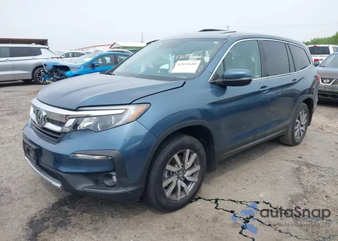 2022 Honda Pilot 2Wd Ex-L from USA, damaged, VIN 5FNYF5H56NB008417